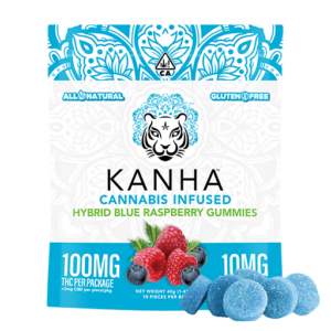 KANHA | Blue Raspberry – Hybrid Gummies – 100mg