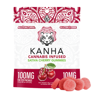 KANHA | Cherry – Sativa Gummies – 100mg