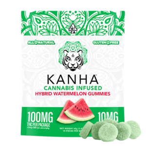 KANHA | Watermelon Hybrid Gummies – 100mg