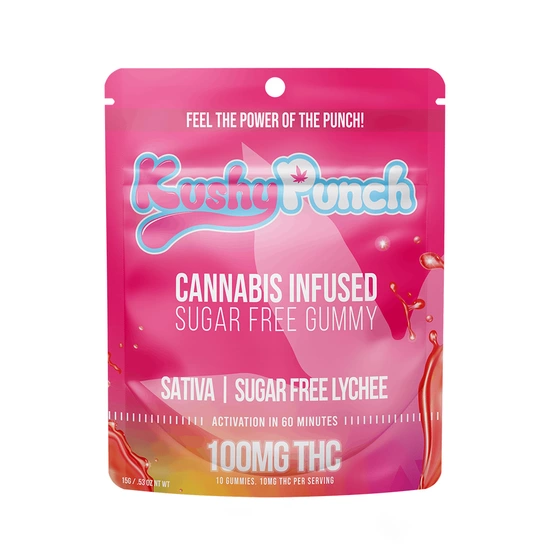 Kushy Punch Sugar Free Lychee Gummy (S)