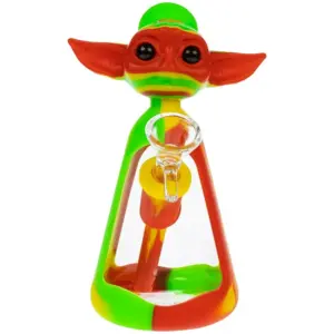 THE CHILD SILICONE AND GLASS BEAKER BONG