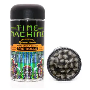 TIME MACHINE | Blue Dream Prerolls – 28 Pack 14g (0.5g Each)