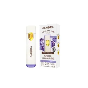 Pomegranate Kush [1000mg] Almora 100% Fruit Live Resin All-In-One